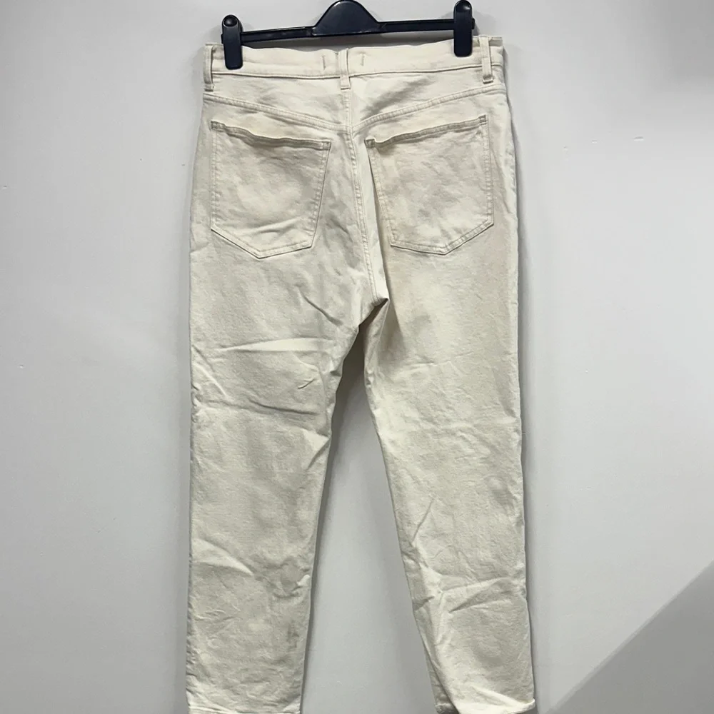 Madewell Women's Cream 90’s Straight Leg Jeans 31